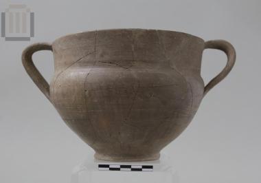 Clay cantharoid kotyle of a Northern Greek workshop