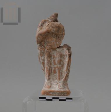 Terracotta figurine of a standing female figure