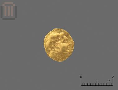 Gold ghost coin (double) depicting Alexander the Great