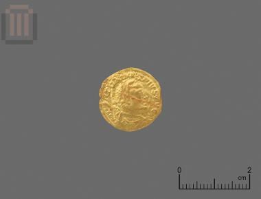 Gold ghost coin (danake) of Caracalla