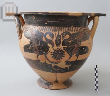 Attic black-figure column krater