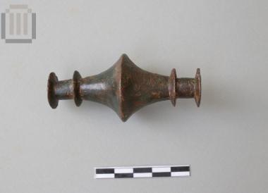 Bronze fusiform pendant
