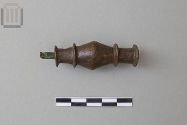 Bronze fusiform pendant