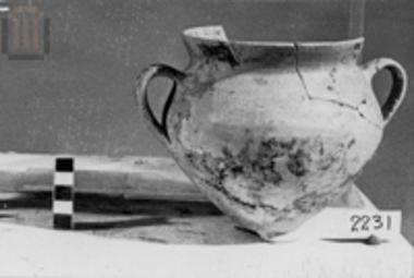 Skyphoid two-handled vase