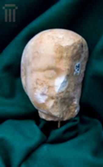Fragment of a toddler's marble head