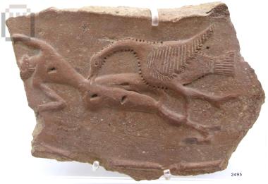 Relief pithos fragment
