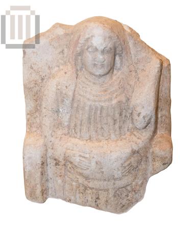 Αγαλμάτιο ένθρονης κουροτρόφου