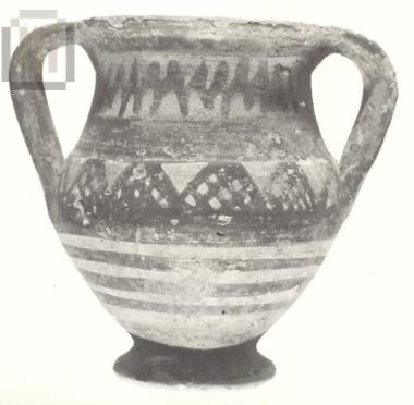 Πρωτογεωμετρικός αμφορίσκος από τη Συλλογή Οικονόμου.