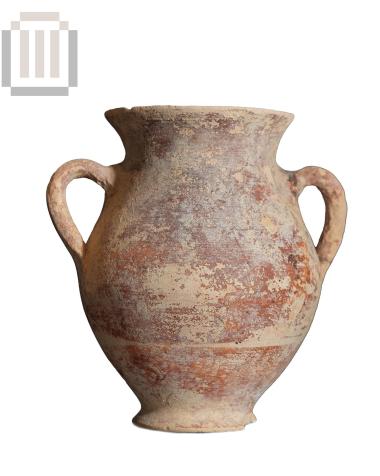 Protogeometric amphoriskos from the Oikonomou Collection.