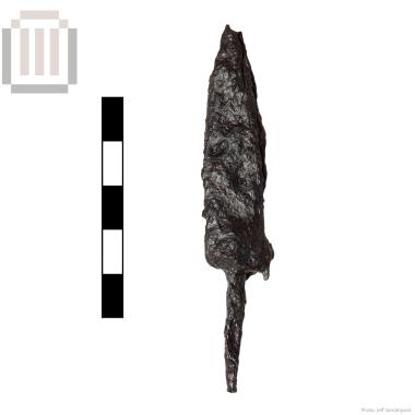 Iron arrowhead from Gitana