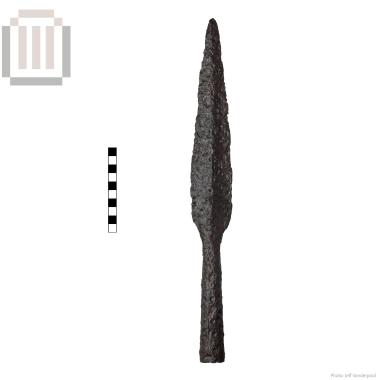 Iron spearhead from Gitana
