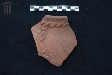 Part of chytra-shaped pot