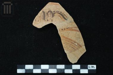 Three welded sherds of a wheeled cup