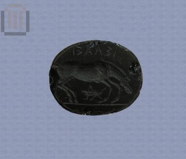Ring stone with ibex decoration from Ambracia