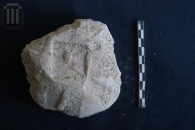 Part of an amphora lid