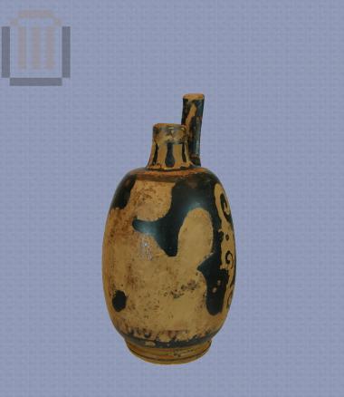 Red-figure lekythos from Orraon