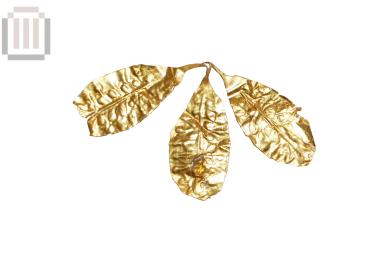 Gold myrtle wreath leaves from Orraon