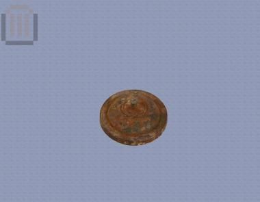 Bronze shield-shaped nail from Orraon