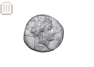 Αργυρό νόμισμα Οπούντιων Λοκρών από τη Βίτσα