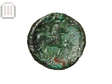 Bronze coin of Philipp II from Platania