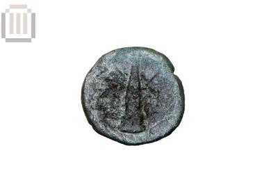 Bronze coin of Epirote League from Platania