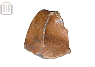Part of body and handle of a kantharoid vase