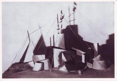 Photograph of the maquette of 