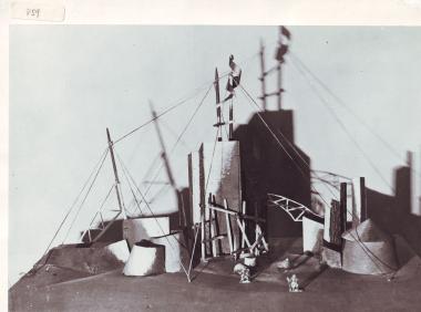 Photograph of the maquette of 