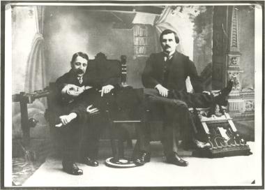 K.Malevich, M.Matiushin, A.Kruchenykh, St.Petersburg, December 1913