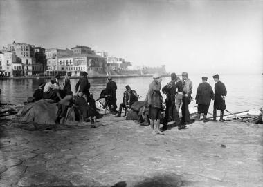 Grèce - Crète, La canée sur le port, 15 XI 11 (Ελλάδα - Κρήτη, Τα Χανιά στο λιμάνι, 15 Νοεμβρίου 1911)