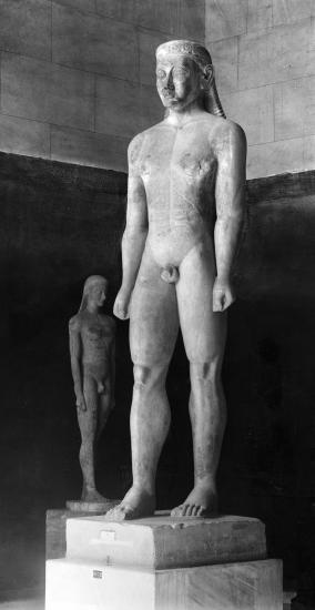 Grèce - Athènes, Musée National, l’Apollon du Sunium (Ελλάδα - Αθήνα, Εθνικό Μουσείο, ο Απόλλων του Σουνίου)