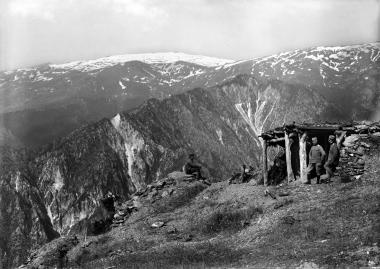 Macédoine - le Kaimaktchalan, vue de la côte 1446, 21 VI 19 (Μακεδονία - το Καϊμάκτσαλαν, θέα από την πλαγιά 1446, 21 Ιουνίου 1919)