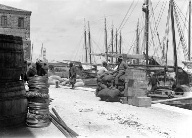 Crète, la Canée, la marine, 1 VI 20 (Κρήτη, Χανιά, η μαρίνα, 1 Ιουνίου 1920)