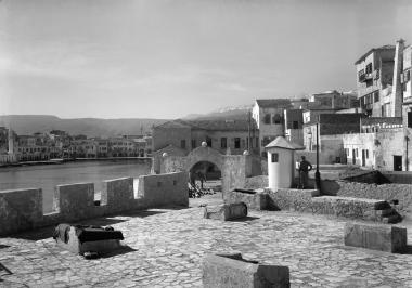 Crète , la Canée, vue sur le port, 2 VI 20 (Κρήτη, Χανιά, όψη στο λιμάνι, 2 Ιουνίου 1920)