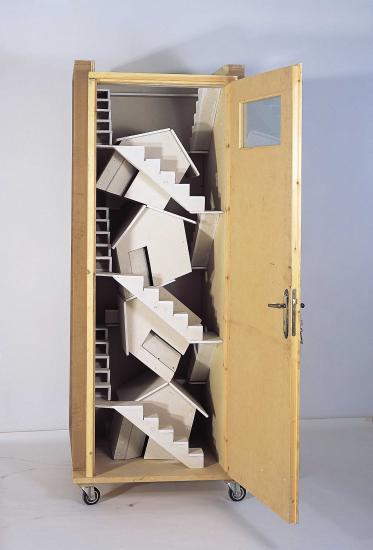 Houses and spiral staircases