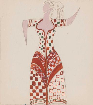 Costume study for the play 