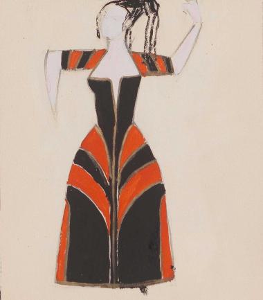 Costume study for the play 