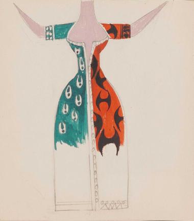 Costume study for the play 