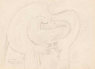 Imprisoned bird - Study for a cut metal artwork