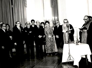 Αγιασμός στο Εθνικό Θέατρο