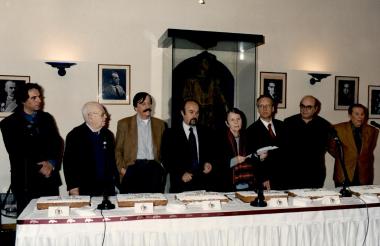 Κοπή πρωτοχρονιάτικης πίτας στο Εθνικό Θέατρο