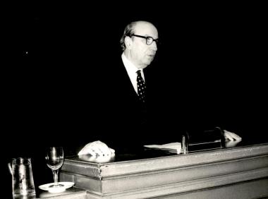 Ο Αντίοχος Ευαγγελάτατος σε εκδήλωση του Εθνικού Θεάτρου