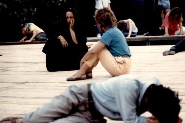 «Το χρονικό του Κυρού Μανουήλη», φωτογραφία από πρόβα