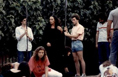 «Το χρονικό του Κυρού Μανουήλη», φωτογραφία από πρόβα