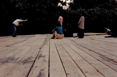 «Το χρονικό του Κυρού Μανουήλη», φωτογραφία από πρόβα