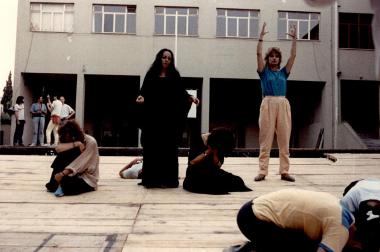 «Το χρονικό του Κυρού Μανουήλη», φωτογραφία από πρόβα