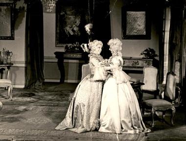 «Η πρόβα ή Η τιμωρία του έρωτα», φωτογραφία από την παράσταση