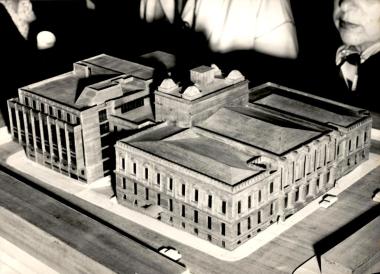 Έκθεση με θέμα «Η επέκταση του Εθνικού Θεάτρου - Εξέλιξη της θεατρικής τεχνολογίας» στην Εθνική Πινακοθήκη