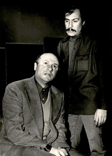 «Το ματς - Το παιχνίδι και μία τύψη», στιγμιότυπο από τις πρόβες