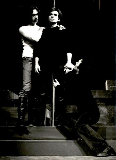 Θίασος Κανέλλου Αποστόλου «Άμλετ», στιγμιότυπο από τις πρόβες